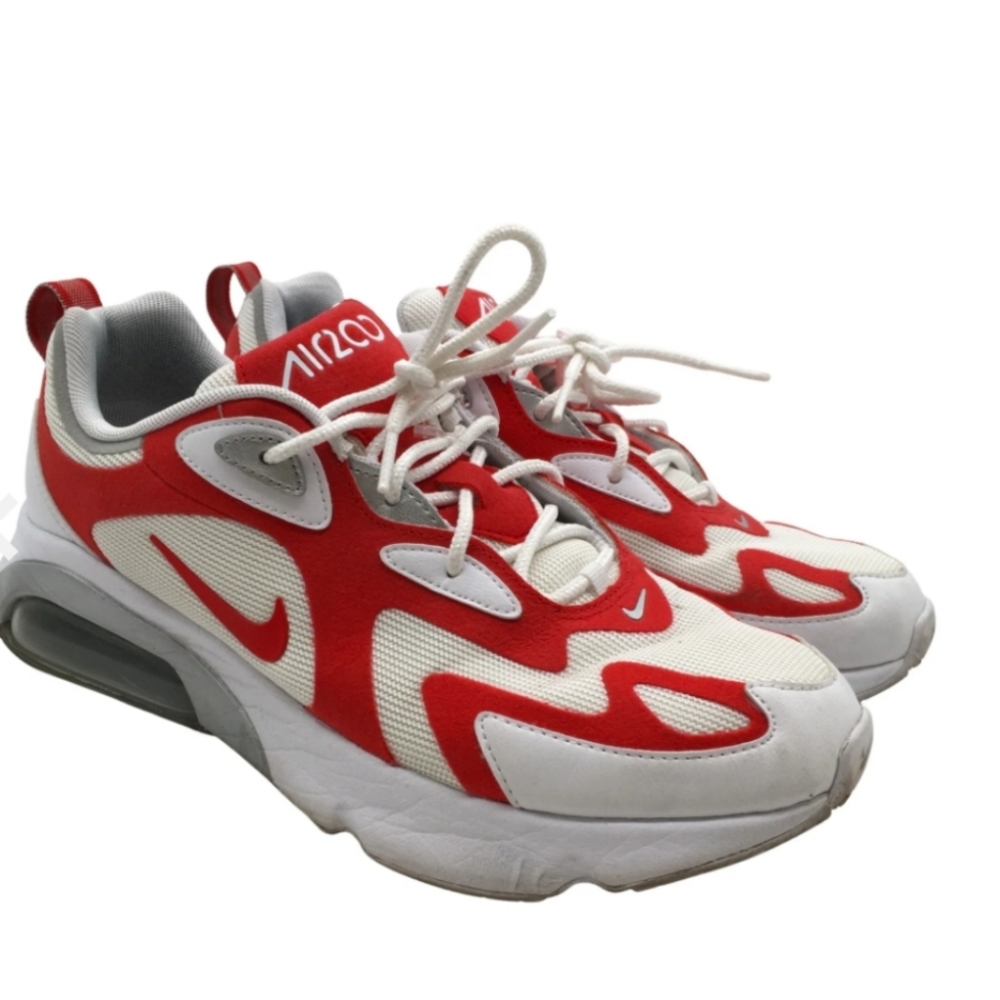 Nike Air Max 200 'University Red' AQ2568 men running shoes Size 9.5